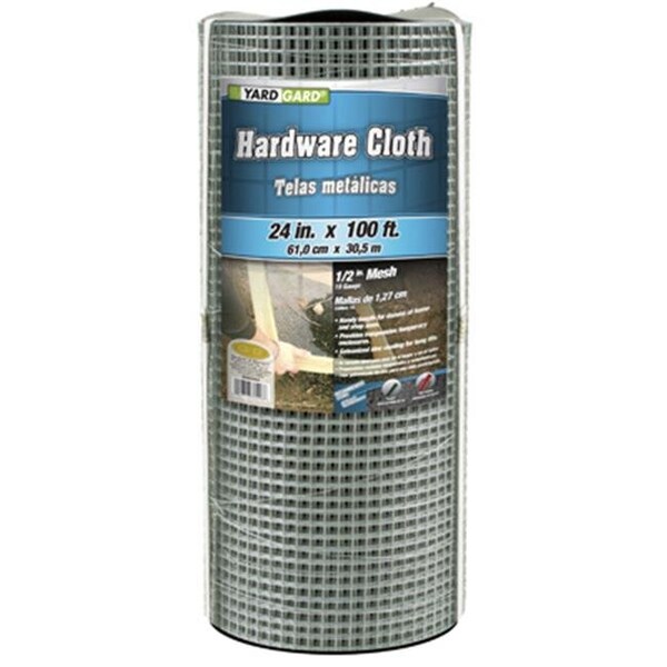 Midwest Airlines Midwest Air 308246B 24 in. x 100 ft. 0.5 in. Mesh Galvanized Hardware Cloth - 150011
