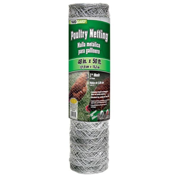 Midwest Airlines Midwest Air 308476B 48 in. x 50 ft. Galvanized Poultry Net - MI576737