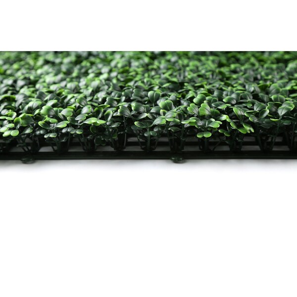 Ejoy 40in x 40in Artificial Light Green Boxwood Roll Panels for Outdoor Use - 40X40HEDGEROLL_MILAN_1ROLL