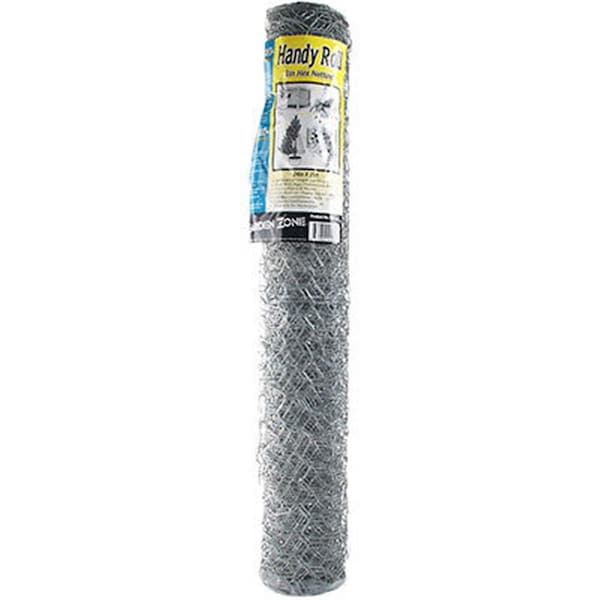 Daretocare 48 in. x 25 ft. Galvanized Fence Hex Netting - DA3335487