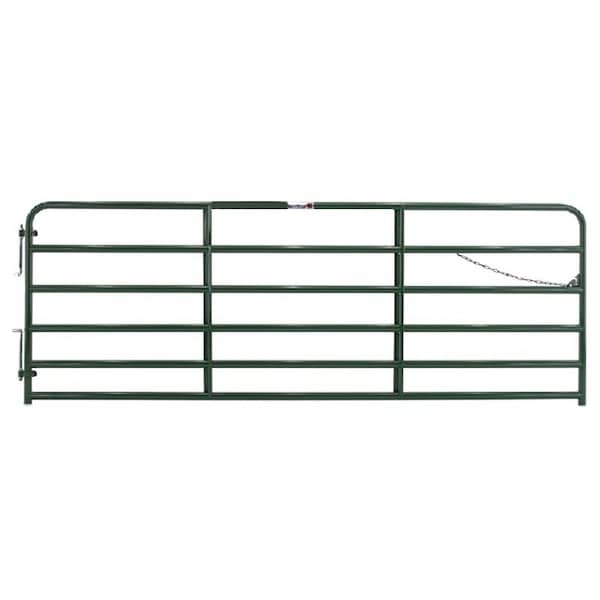 Tarter Bull Gate, 14 ft W Gate, 52 in H Gate, Steel Frame, Red - 2RG14