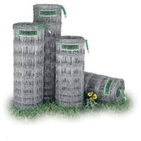 Rangemaster Field Fence, 330 ft L, 32 in H, 12 ga Gauge, Steel, Galvanized - 6774