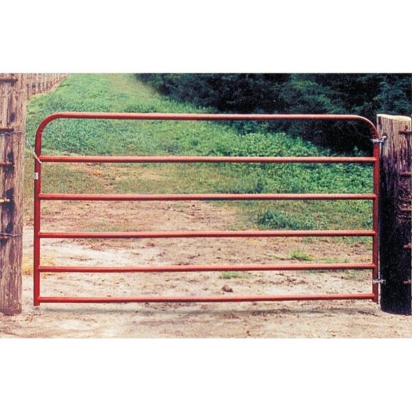 Behlen Country Utility Gate, 50 in W Gate, 70 in H Gate, 20 ga Frame TubeChannel, Red - 40130061