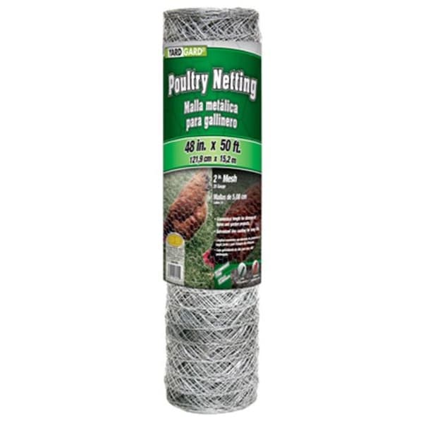 Midwest Airlines Midwest Air 308476B 48 in. x 50 ft. Galvanized Poultry Net - 823283