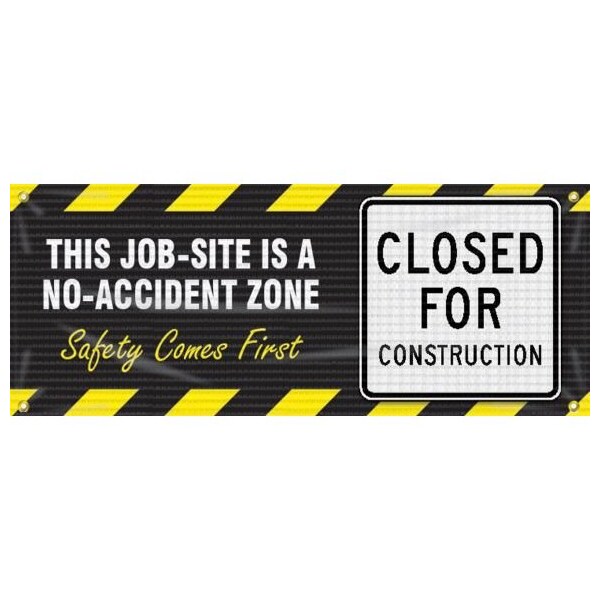 Accuform FENCE WRAP MESH GATE SCREENS THIS JOB FBW110 - FBW110