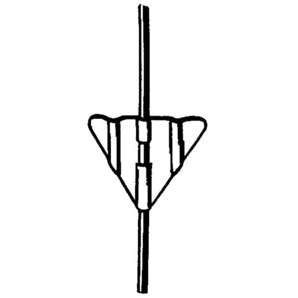 Mazeland 031 x 48 in Standard Round Electric FencePost 25PK - POSTRDSTAND