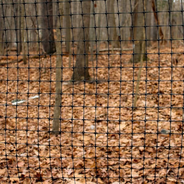 Trident Fence Polypropylene Fence, Black, Economy Strength, 7x330ft, 1.75x2in Mesh - C607330S