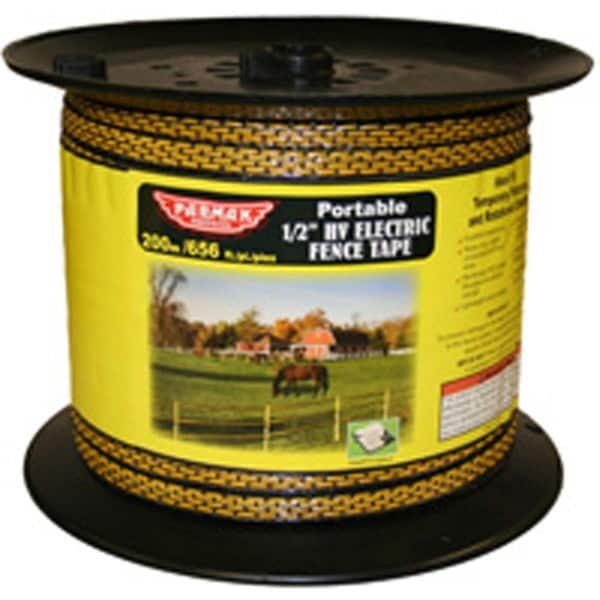 Parmak 171 328 ft. Heavy Fence Tape Yellow & Black - 27201714