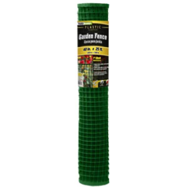 Midwest Airlines 889250A 40 in. x 25 ft. PVC Garden Fence, Green, 1 in. Mesh - 819696