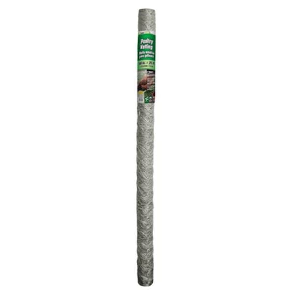 Grilltown 308466B 48 in. x 25 ft. Galvanized Poultry Net - GR582607