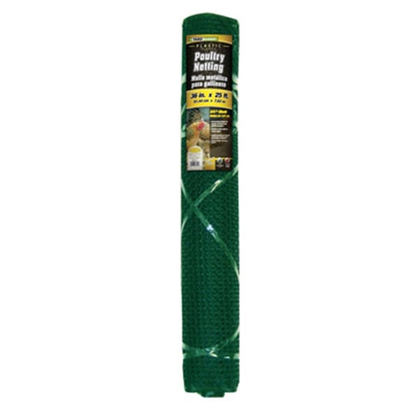 Midwest Airlines Midwest Air  3 x 25 ft. PVC Poultry Netting- Black- 0.75 in. Mesh - 889240A