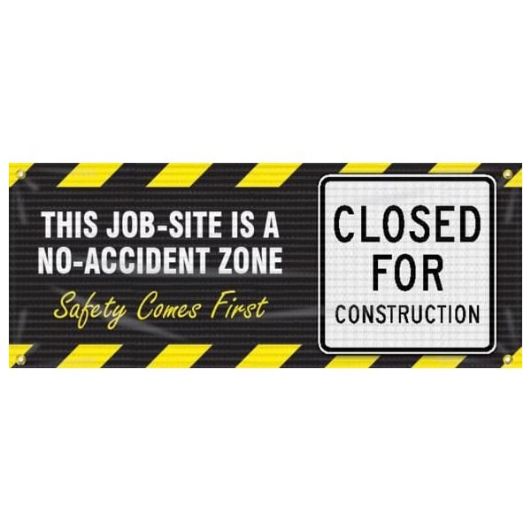 Accuform FENCE WRAP MESH GATE SCREENS THIS JOB FBW112 - FBW112