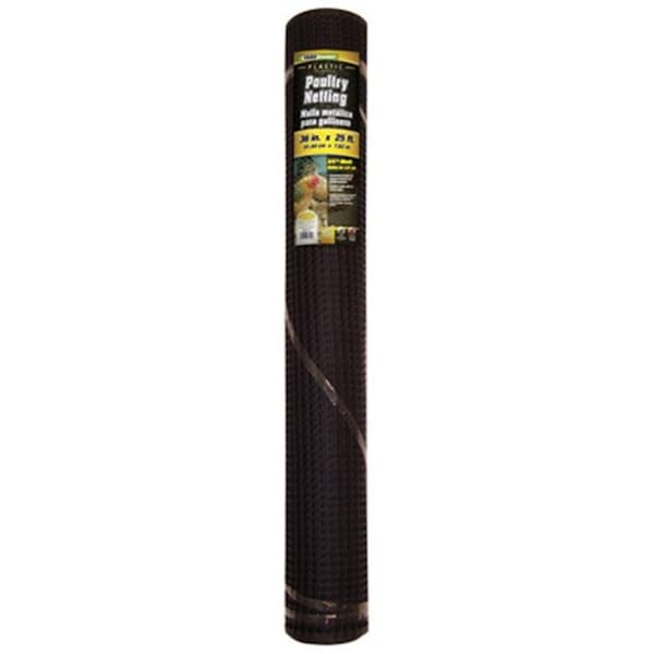 Midwest Airlines Midwest Air 889230A 3 x 15 ft. PVC Hardware Cloth; 0.5 in. Mesh; Black - 819654