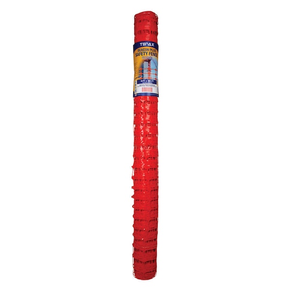Tenax Tenax Beacon Plus 4 ft. H X 100 ft. L Polyethylene Safety Fence Orange - 89909104