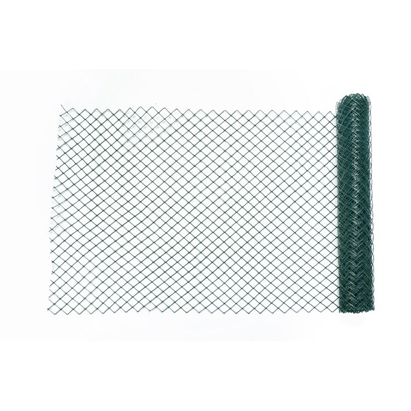 Mutual Industries 4' X 50' Diamond Link Green - 14988-38-48