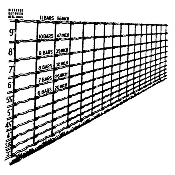 Mazeland Field Fence Ht 47 in. x 12.5 Gauge - 805F1047HT