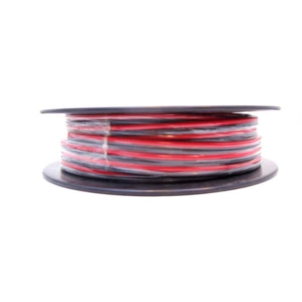 Twinpoint Twinpoint 12RB1 Workman 100 ft. Spool of 12 Gauge DC Zip Wire; Red & Black - 12RB1