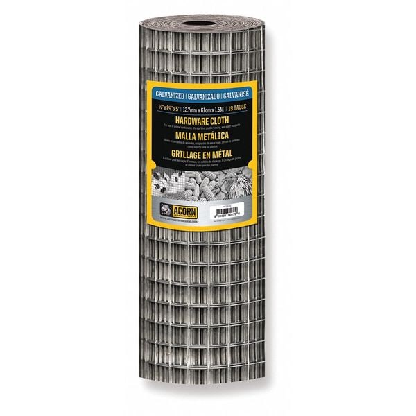 Acorn International Hardware Cloth, 1/2" x 24" x 5 ft. - HC2245