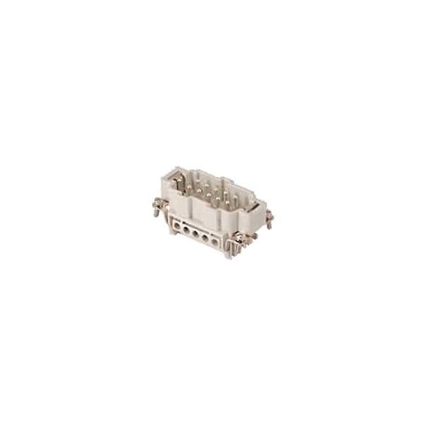 Inserto de terminal de tornillo Molex Gwconnect, macho, 10 polos, 16A, sin protección de cable (Ag) plateado - 7310.6104.1