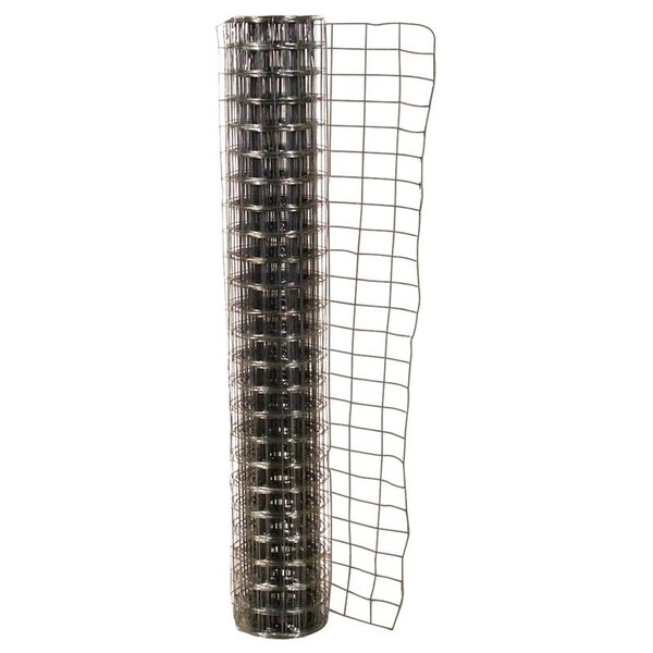Jackson Wire Welded Garden Fence, 50 ft L, 48 in H, 3 x 2 in Mesh, 16 Gauge, Galvanized - 10152614