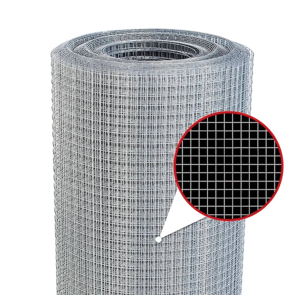 Edendirect 1/2 in. x 4 ft. x 100 ft. 19-Gauge Hot-Dip Galvanized Welding Cloth for Animal Cages - ED-X003Z3S5FR