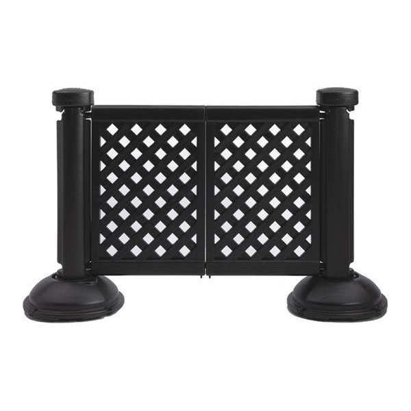 Grosfillex Fence Panel, Black, 38-1/2" x 46-1/2" - US962117