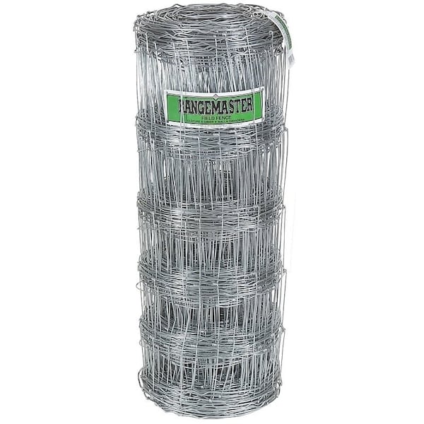 Rangemaster Field Fence, 330 ft L, 47 in H, 12 ga Gauge, Steel, Galvanized - 6660