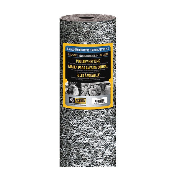 Acorn International Poultry Netting, Galvanzd, 2"x48"x150 ft. - PN248150