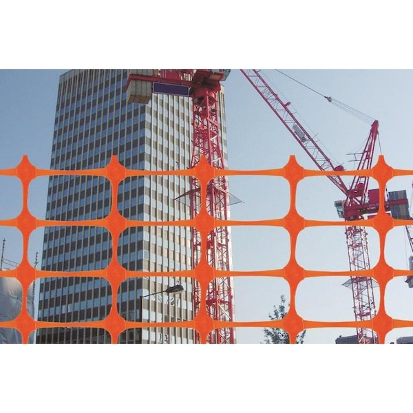 Tenax Safety Fence, 4 ft. H, 50 ft. L, Orange - 89909004