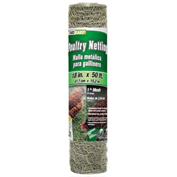 Midwest Airlines Midwest Air 308402B 18 in. x 50 ft. Poultry Netting; 1 in. Mesh - 308402B
