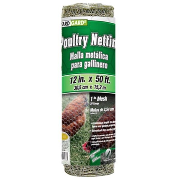 Midwest Airlines Midwest Air 308415B 12 in. x 50 ft. Poultry Netting; 1 in. Mesh - 721284