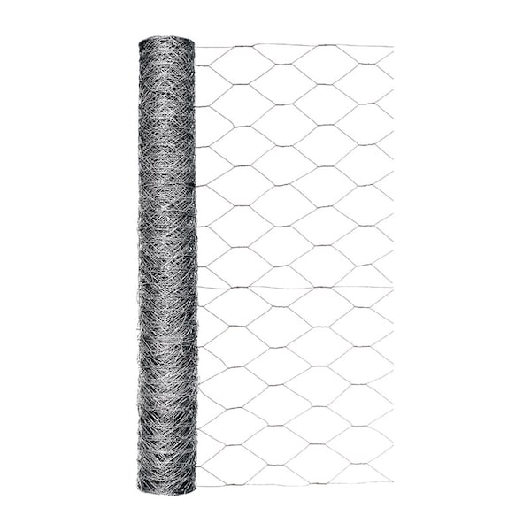 Garden Zone Garden Craft 24 in. H X 50 ft. L Galvanized Steel Poultry Netting 2 in. - 182450