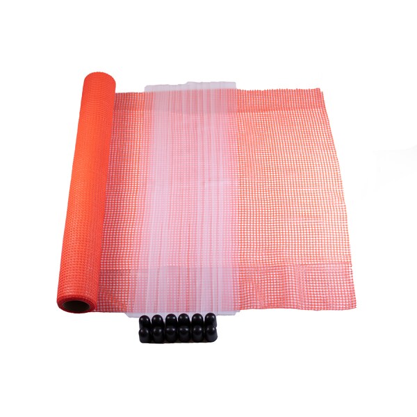 Volm Orange EZ Pocket Net Fence, 4FT x 100FT - F100022