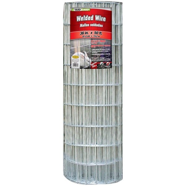 Yardgard 72 in. by 50 ft. 12.5 Gauge 2 by 4 in. Mesh Galvanized Welded Wire - YA372095