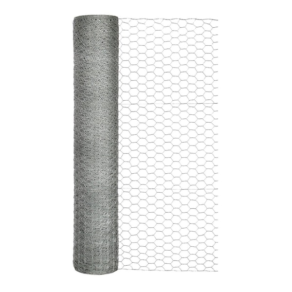 Garden Craft 36 in. H X 150 ft. L Galvanized Steel Poultry Netting 1 in. - 163615
