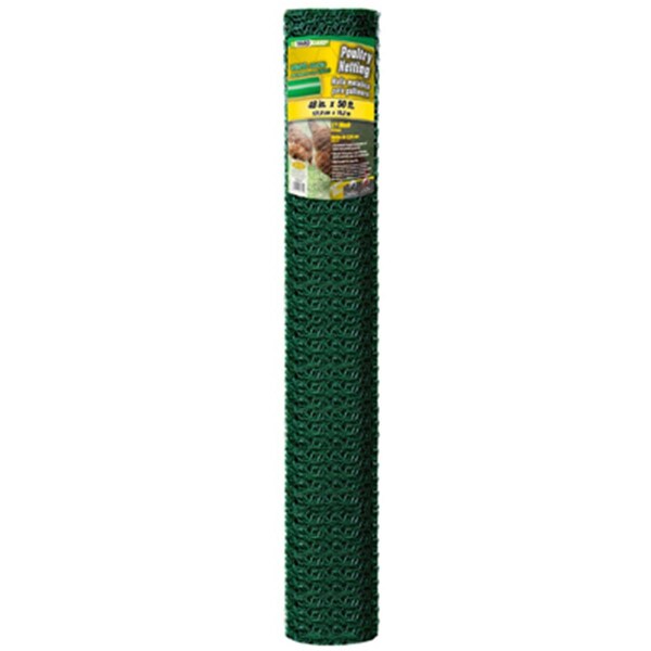 Midwest Airlines Midwest Air 308457B 48 in. x 50 ft. Green PVC Poultry Netting - 721306
