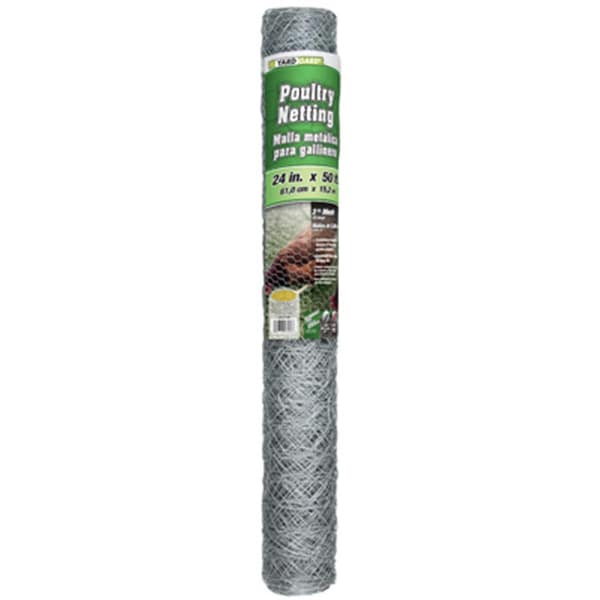 Midwest Airlines Midwest Air 308474B 24 in. x 50 ft. 2 in. Mesh Galvanized Poultry Net - MI576668