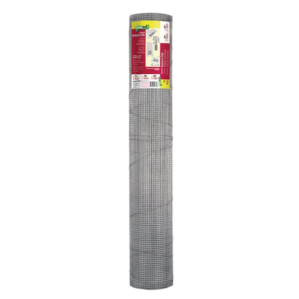 Garden Zone Garden Craft 36 in. H X 50 ft. L Galvanized Steel Hardware Cloth 1/4 in. - 143650