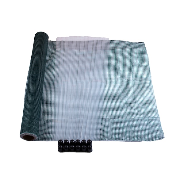 Volm Green EZ Pocket Net Fence, 4FT x 100FT - F100023