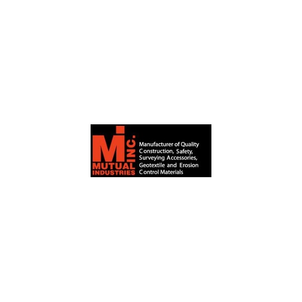 Mutual Industries Warning Barrier Fence, Black, Heavy Duty, 48 in. x 100' - 14973-91-48
