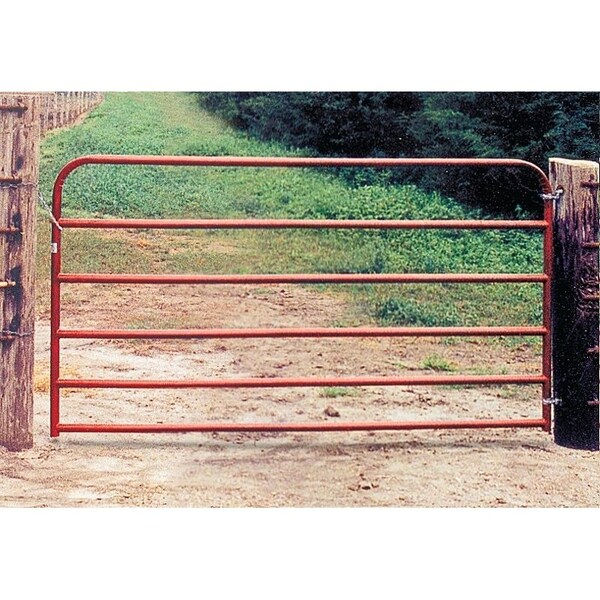 Behlen Country Utility Gate, 168 in W Gate, 50 in H Gate, 20 ga Frame TubeChannel, Red - 40130141