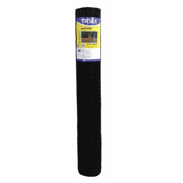 Tenax Deer Fence, Select, 6ft. x 330 ft. Black - 1A120244