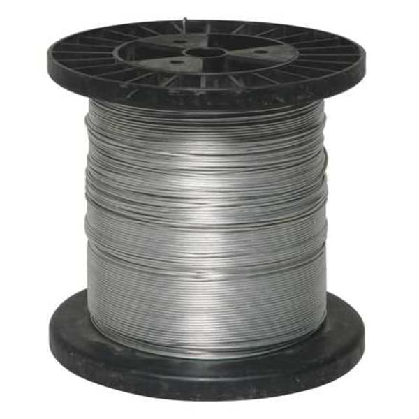 Zoro Select Electric Fence Wire, 17 Ga, 1320 Ft, Steel - 4LVR1