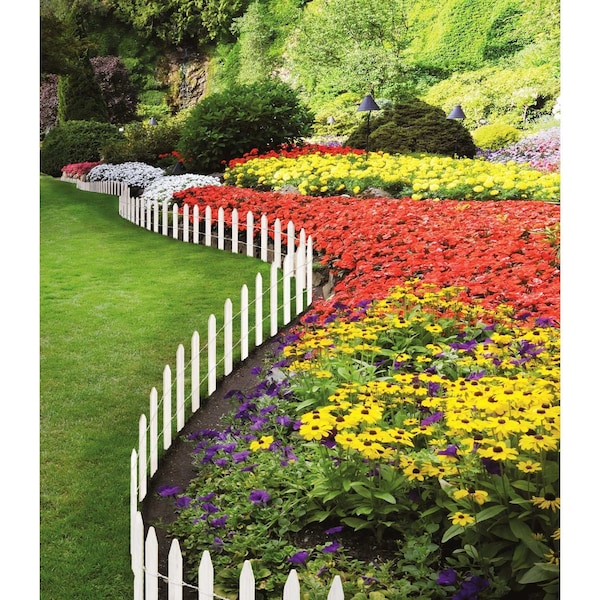 Greenes Greenes 144 in. L X 16 in. H Wood White Garden Fence - RC24W