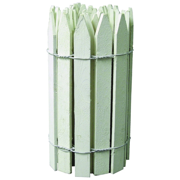 Greenes Greenes 144 in. L X 16 in. H Wood White Garden Fence - RC24W