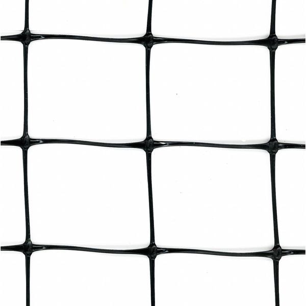 Zoro Select Deer Fence Kit, 7 FT. X 100 FT, Black, Square Mesh Size 0.63"X0.75" - 2A130002