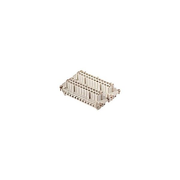 Inserto de terminal de tornillo Molex Gwconnect, hembra, 24 polos, 16A, numerado del 25 al 48, con protección de cables - 7324.6008.4