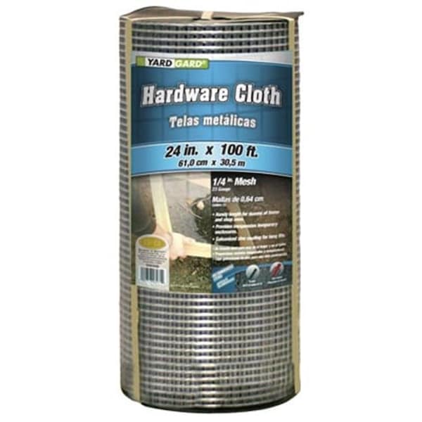 Midwest Airlines Midwest Air 308245B 24 in. x 100 ft. 0.25 in. Mesh Galvanized Hardware Cloth - 150052