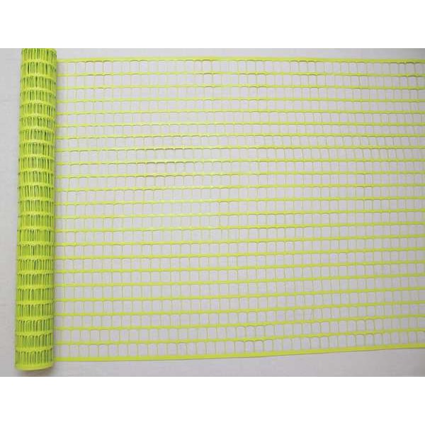 Zoro Select Safety Fence, 4 ft. H, 100 ft. L, Y/G - 33L959