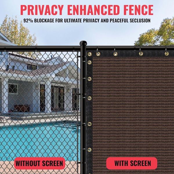 Sealtech Ultra Heavy Duty 200 GSM Privacy Fence Brown6X50 NonRecycled Polyethylene Cable Zip Ties - ST-202-6X50